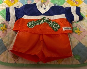 Vintage Cabbage Patch Kids Boy Doll Sports Outfit - Taiwan Made