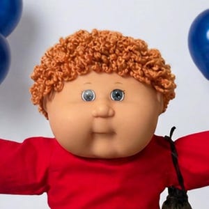 RARE Vintage Cabbage Patch Kid Play Along Boy PA-3 Rust Hair Gray Eyes 2004 Collector’s Doll Gifts For Girls Daughter Sister Wife Mom