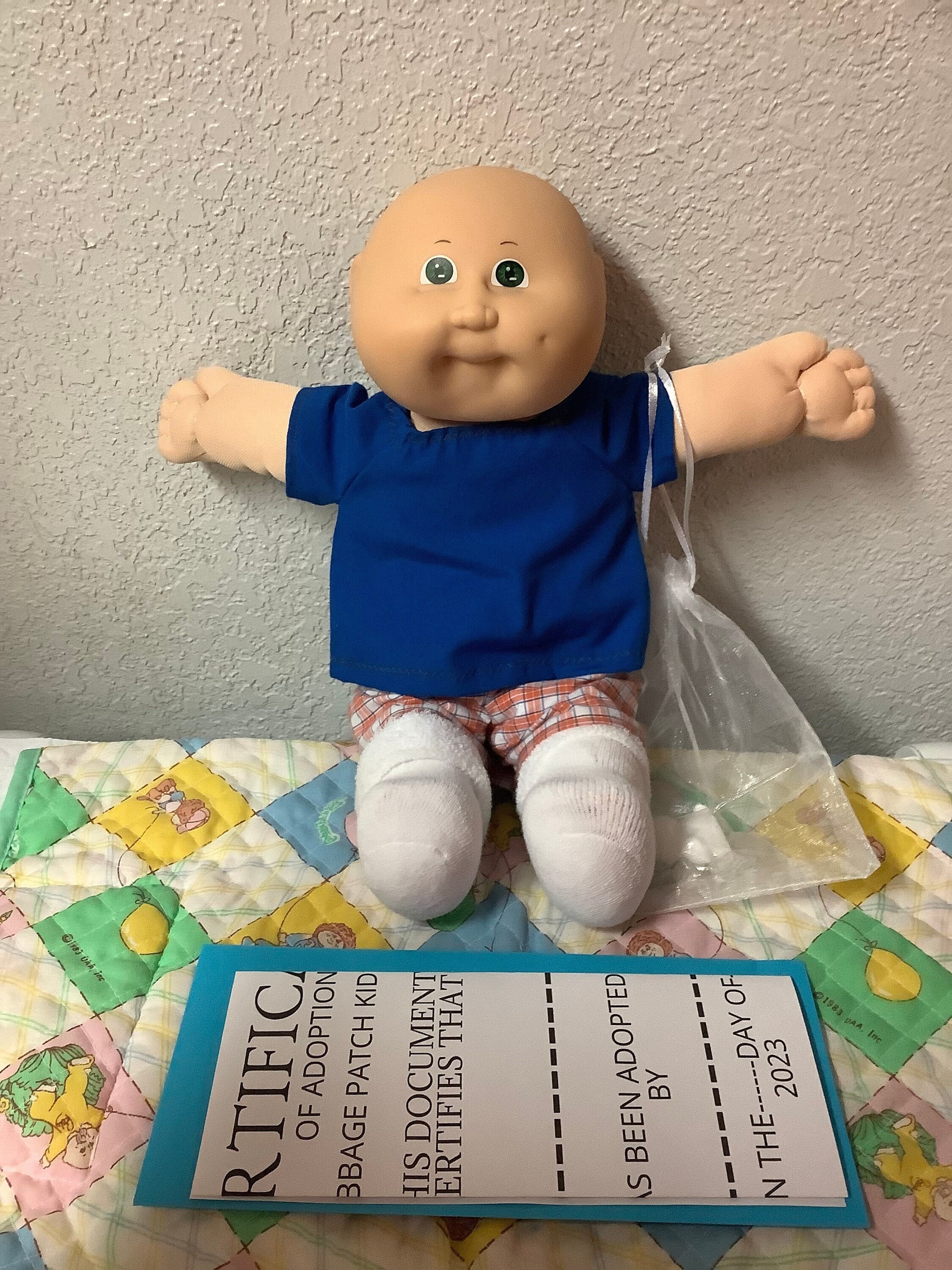 Bald cabbage patch deals doll boy