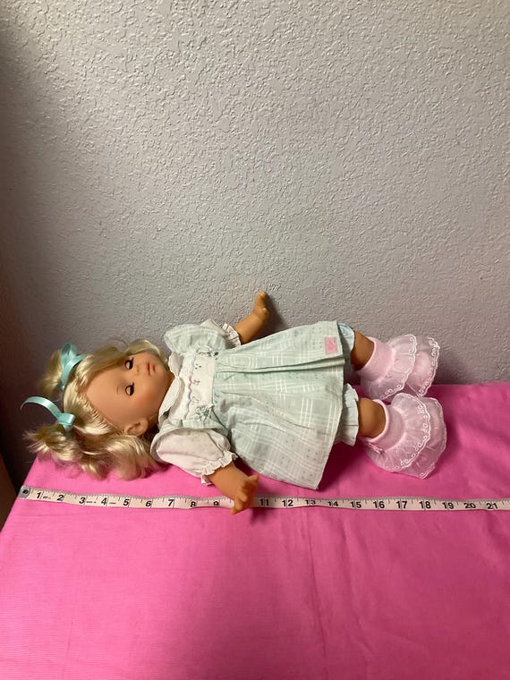 RARE Vintage Max Zapf Creations Vinyl and Cloth Girl Doll W
