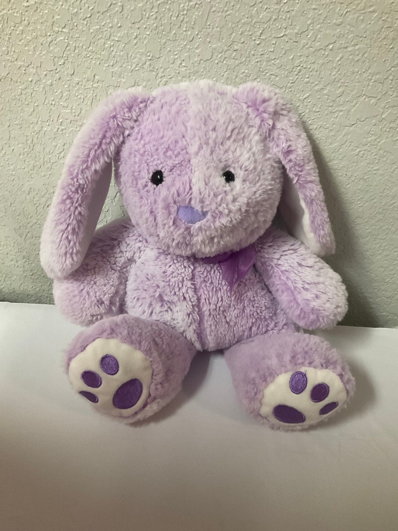 Purple Plush Bunny Stuffed Animals Plush Toys Collectors Item Gifts for
