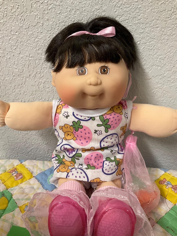 Vintage Cabbage Patch Kid Mattel's First Edition CK47 Black