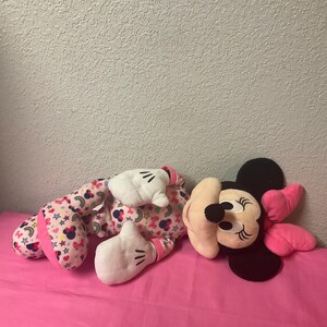 Plush Minnie Mouse in Pajamas Stuffed Animals Plush Toys Minnie plushies Stuffies Gifts For Girls Daughter Sister Wife Mom image 5