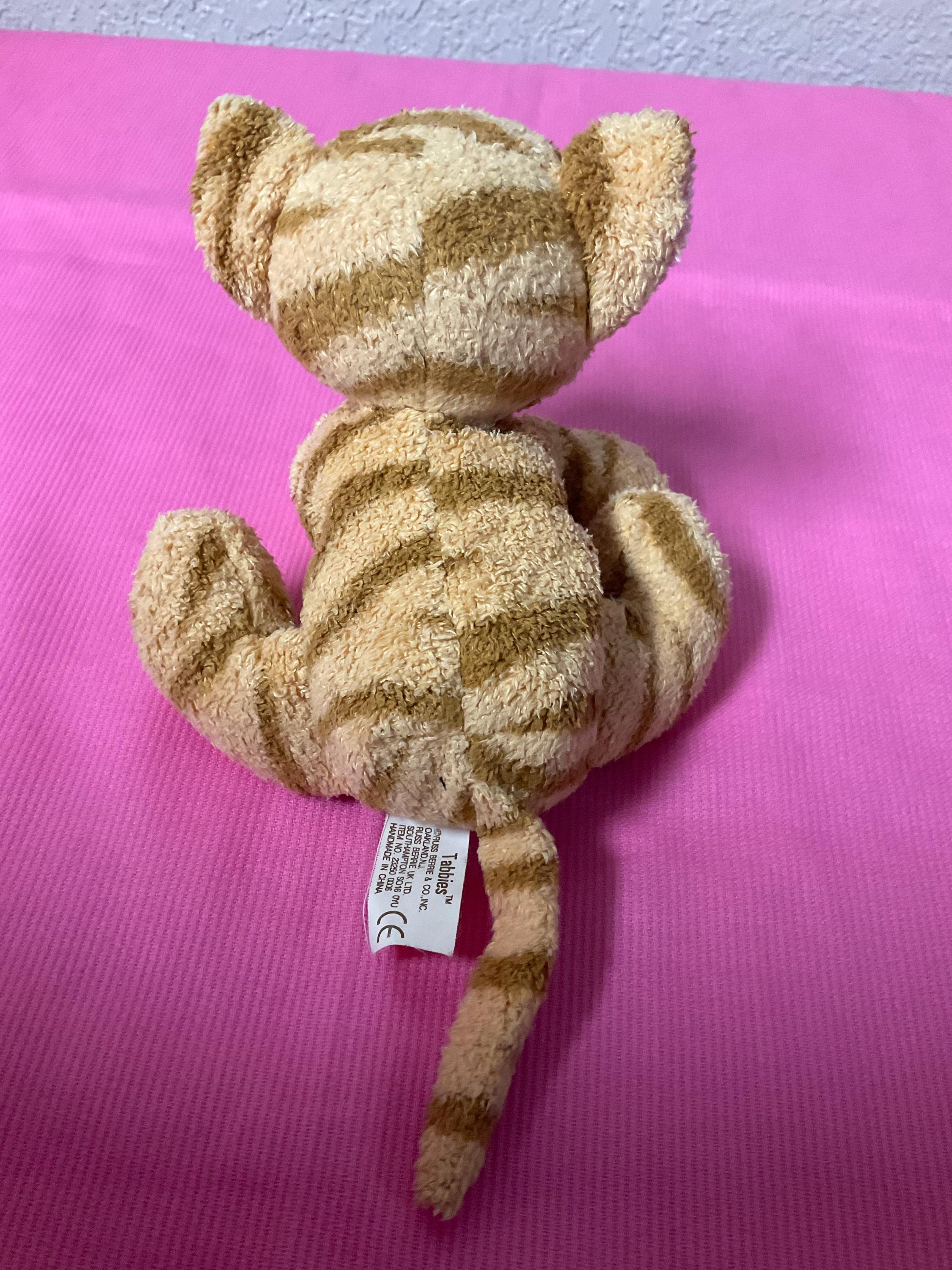 Vintage Russ Berrie Tabbies Luv Plush Kitten - Etsy