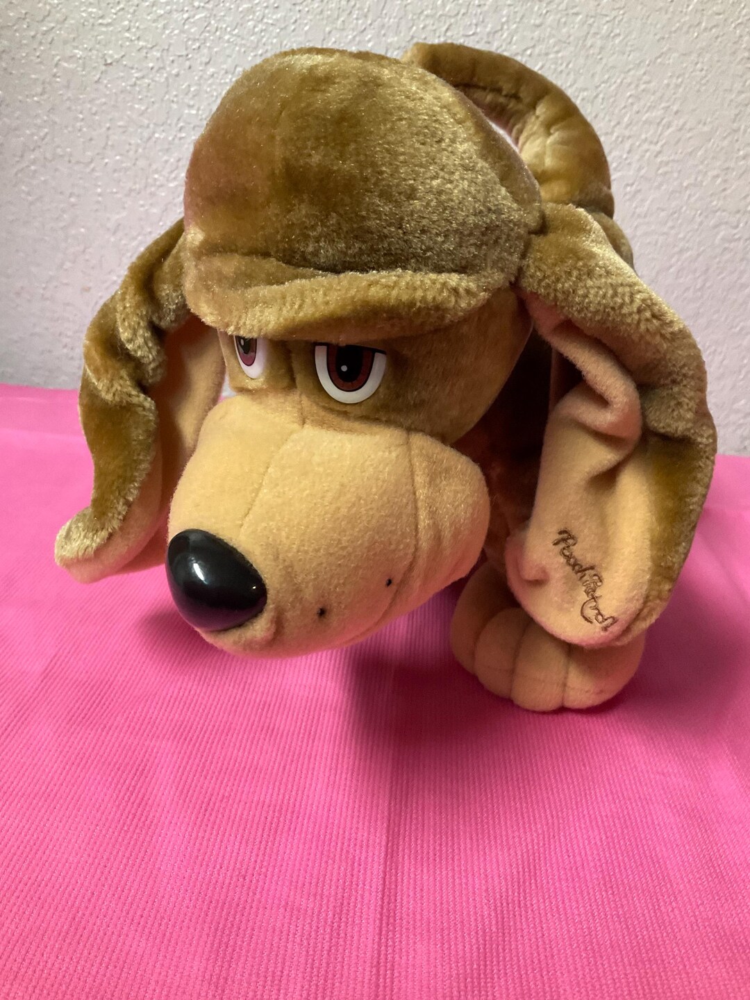 Vintage TONKA Pooch Patrol Plush Brown Guard Dog 1990 Nostalgic Toys ...