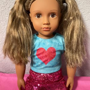 Our Generation Girl Doll Caramel Hair Brown Eyes 18 Inch Fashion Doll