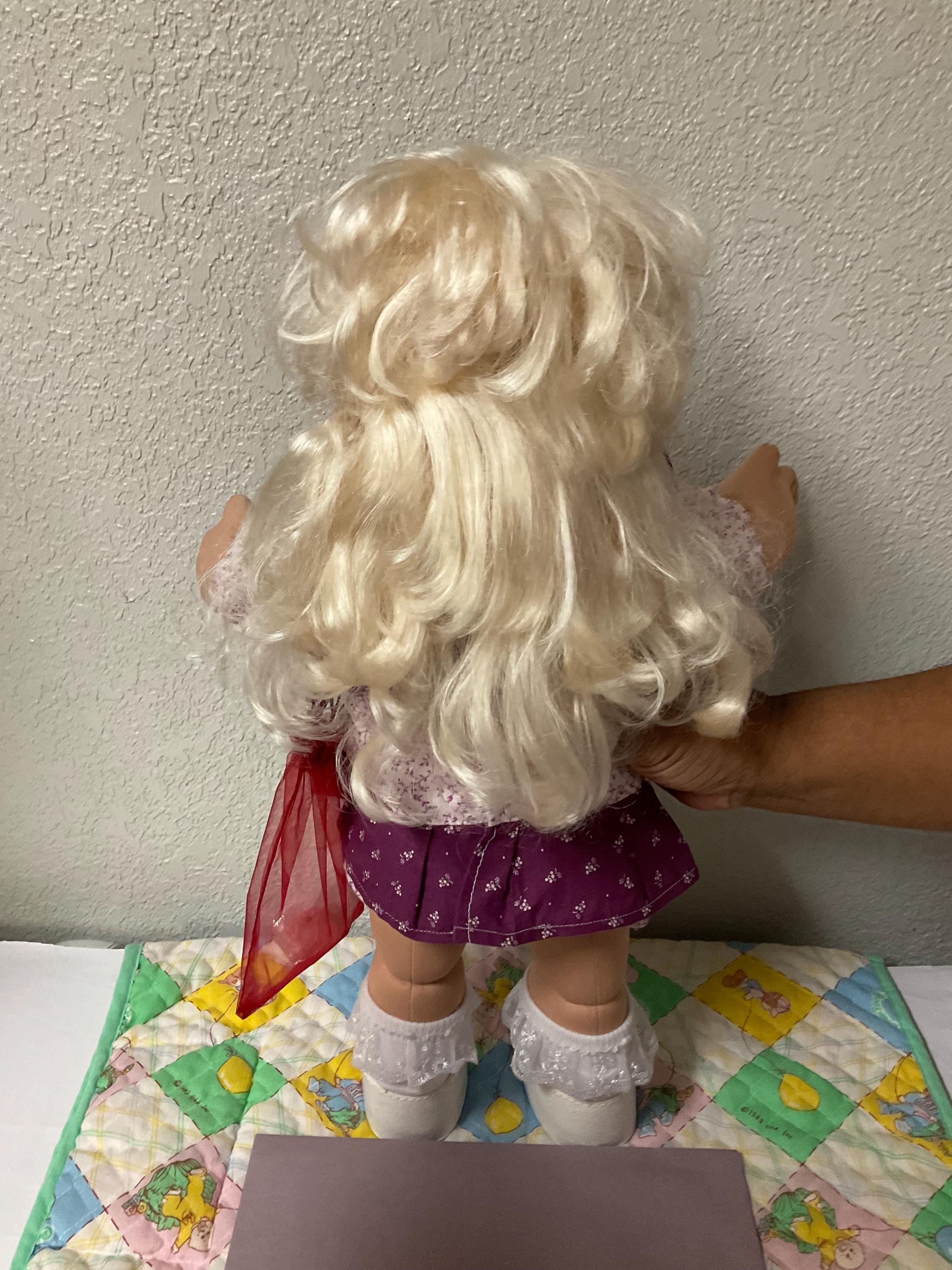 RARE Vintage Cabbage Patch Kid Girl Play Along PA-23 Blonde RARE Vintage Cabbage Patch Kid Girl Play Along PA-23 Blonde