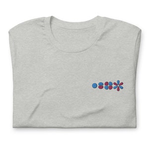 Chem T-Shirt: Atomic Orbitals from s to f (Embroidered!)