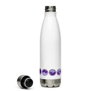 Biology water bottle - red blood cells, platelets, and white blood cells