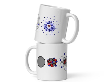Taza de química: historia de los modelos atómicos desde Dalton hasta Quantum