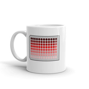 96-Well Plate Mug - Serial Dilution in Red - Biology and Biochemistry