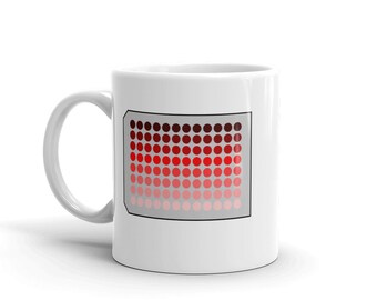Mug à plaque à 96 puits - Dilution en série en rouge - Biologie et biochimie