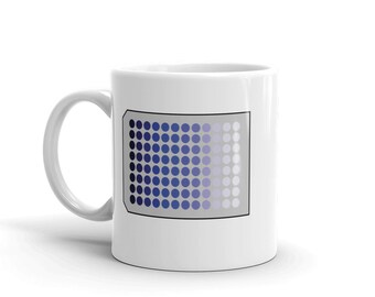 Taza de placa de 96 pocillos - Dilución en serie en azul - Biología y Bioquímica