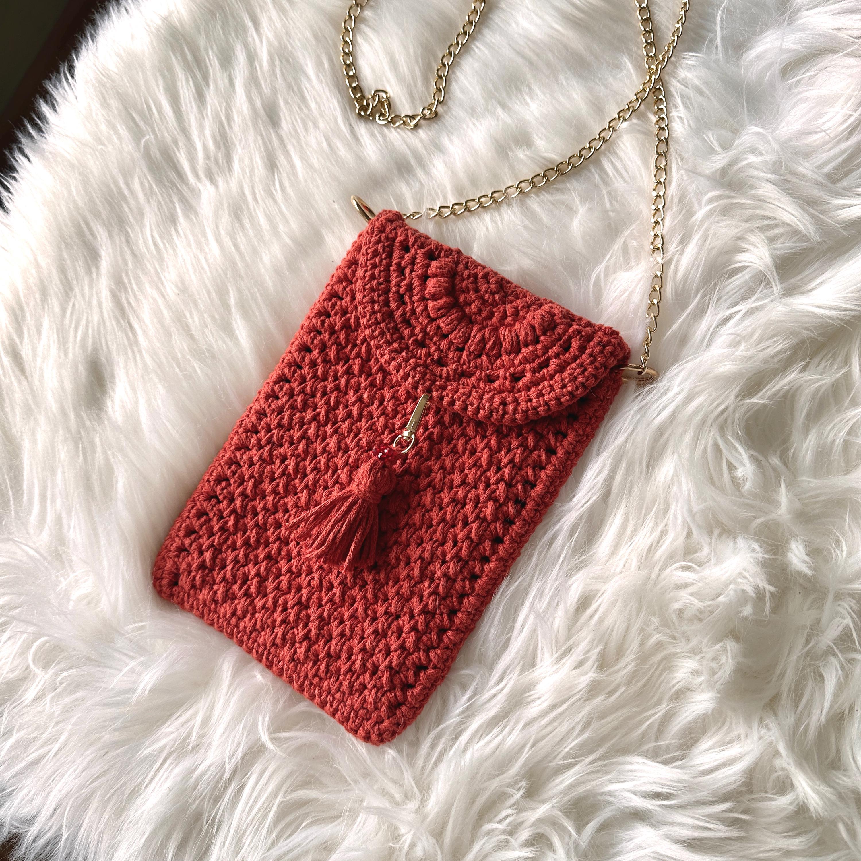 Crochet Crossbody Bag Pattern PDF Easy Boho Purse Tutorial Instant ...