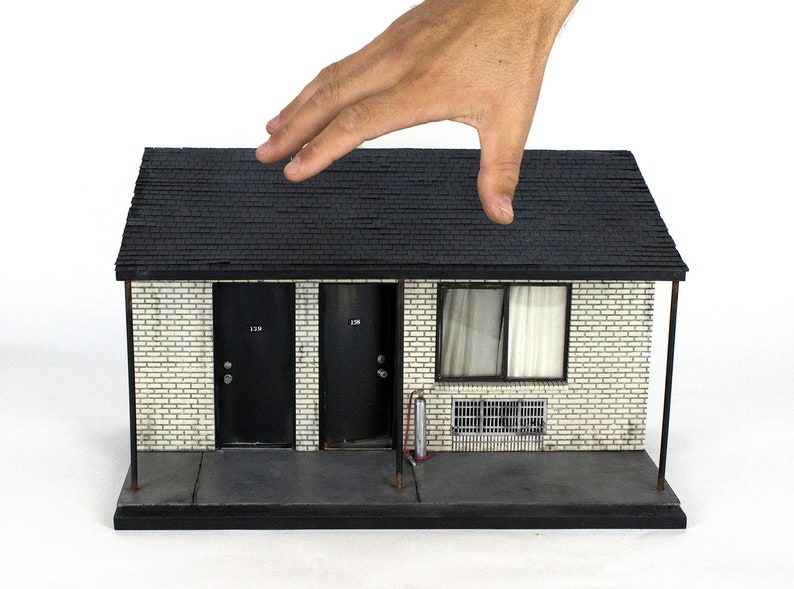 No Country For Old Men- Regal Motel Scale Model - Miniature Art No Country For Old Men- Regal Motel Scale Model - Miniature Art