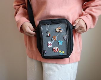 Pin Display Crossbody Bag | Disney Pin Trading, Kawaii Style