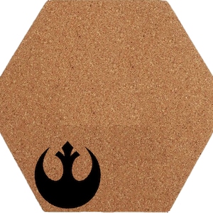 Star Wars Disney Pin Cork Board | 2 Pack | Custom Designs | Collector Pin Board | 1/4 inch thick | Trading Pin Board | Self Adhesive Board |