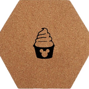 Disney Food Pin Board | 2 Pack |Custom Designs | Collector Pin Board | 1/4 inch thick | Trading Pin Board | Self Adhesive Board |