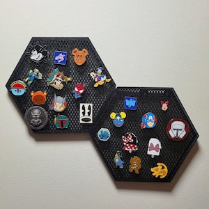 Hexagon Pin Display Board | Enamel Pin Display | Disney Pin Display