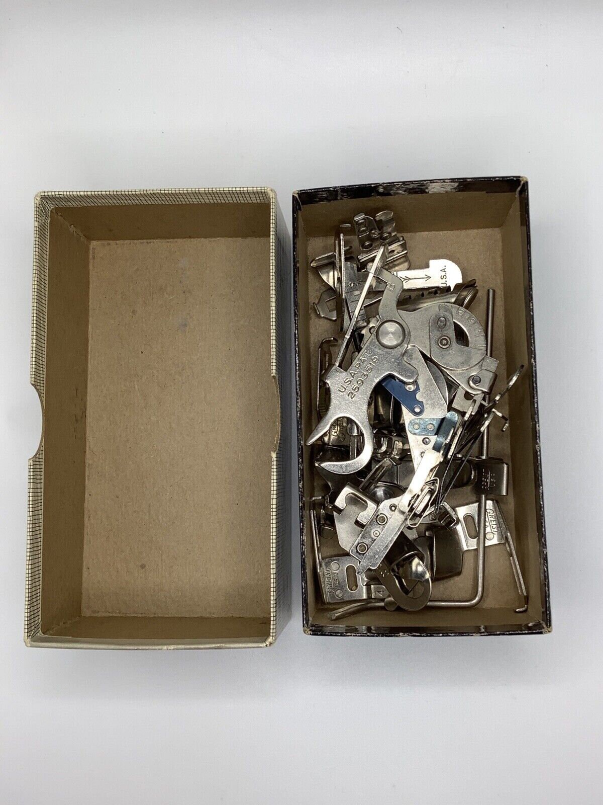 Vintage GREIST Kenmore Sewing Machine Attachments Box of Etsy