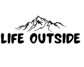 Life Outside Digital Sticker Logo
