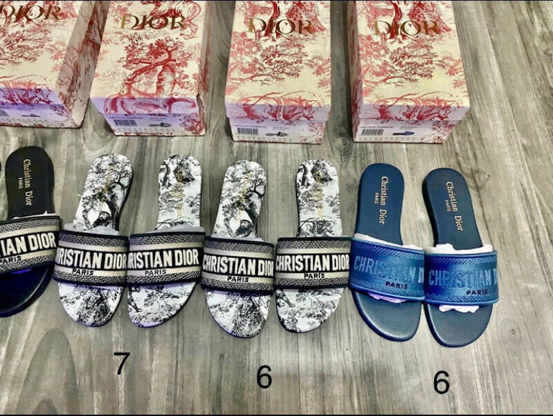 Designer Slippers Etsy