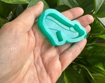 Glass Slipper Silicone Mold, Cinderella Shoe Mold, UV Resin Mold, Princess Shoe Mold, Disney Inspired Mold, Silicone Mold, princess mold