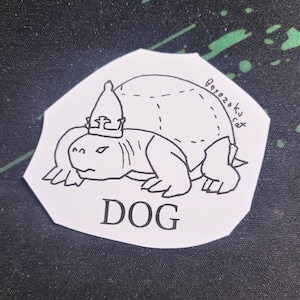 Dog Pope Sticker