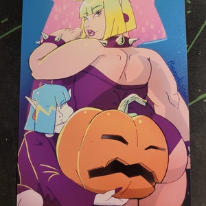 Halloween Pinup with my OCs