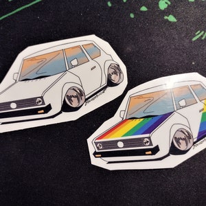 Cute Hatch Sticker Euro Slammed Vinyl Car Sticker