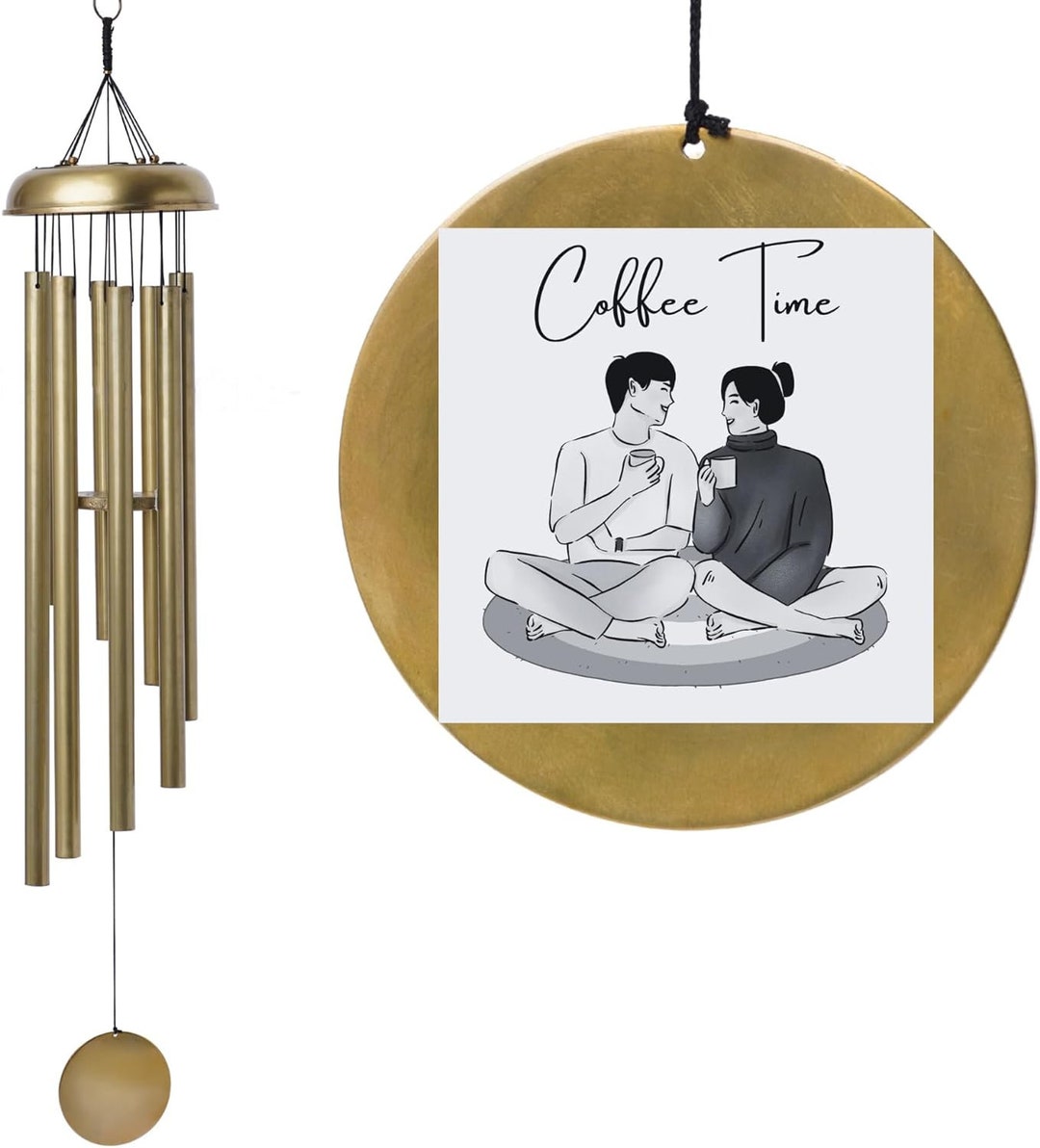 Personalized Wind Chime Steel Strength & Graceful Tinkle Etsy