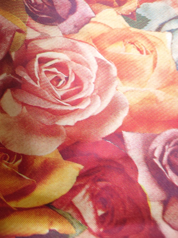 Very Rare Early 1990's Modzart Rose Print Trousers - image 4