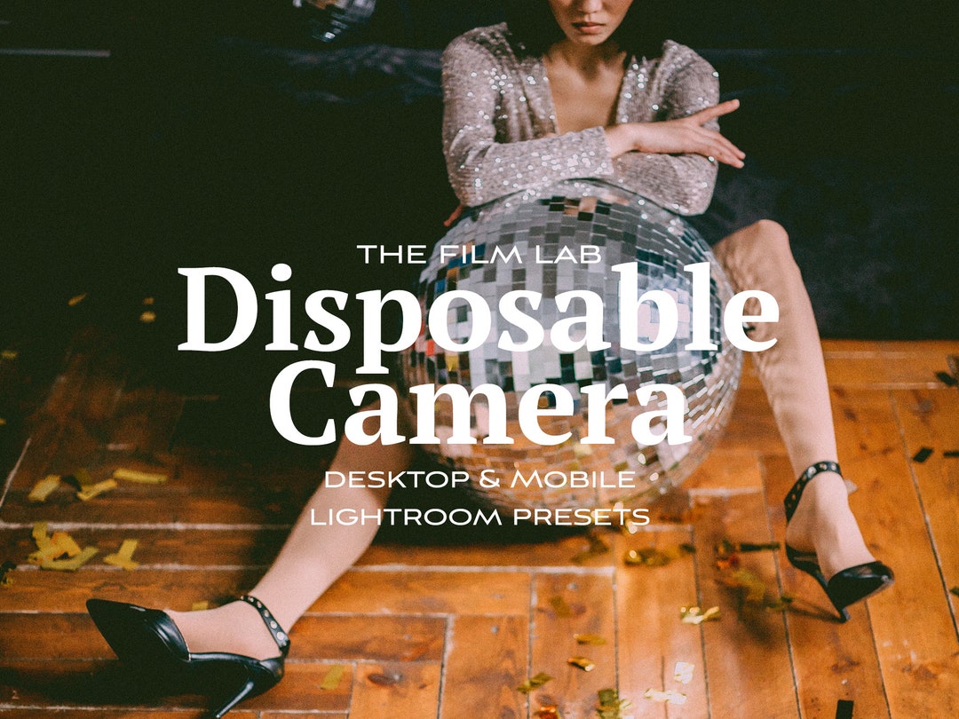 5 Disposable Camera Lightroom Mobile and Desktop Presets Polaroid