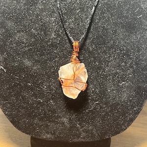 Hematoid Quartz Crystal Necklace