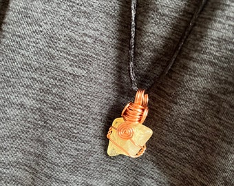 Citrine Crystal Necklace