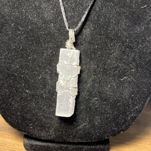 Selenite Crystal Necklace