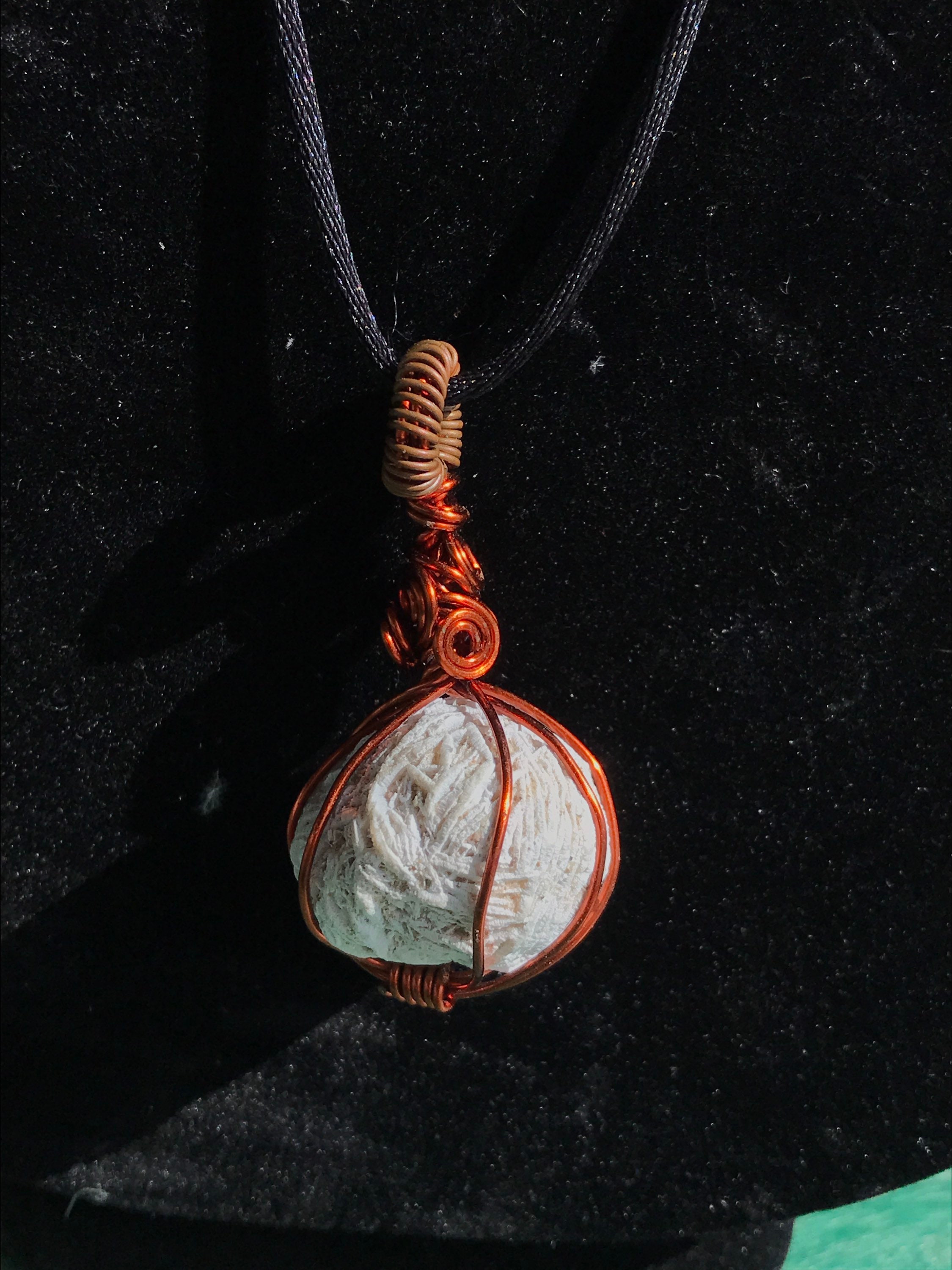 Desert Rose Crystal Necklace | Etsy