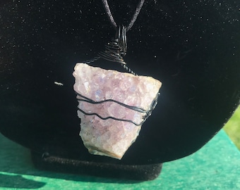 Moroccan Amethyst Stalactite Crystal Necklace