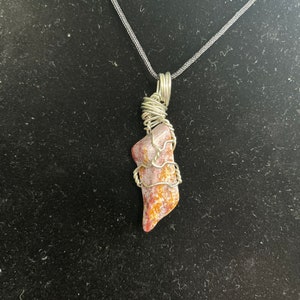 Ocean Jasper Crystal Necklace