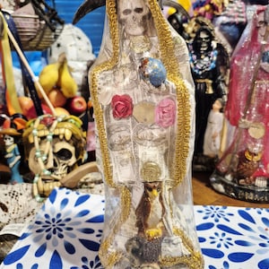 Santa Muerte Prosperity Statue