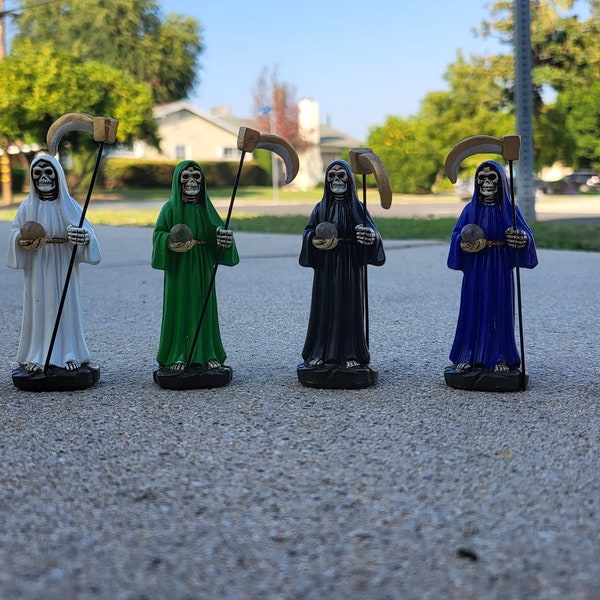 Mini statues de Santa Muerte (3,8 pouces)