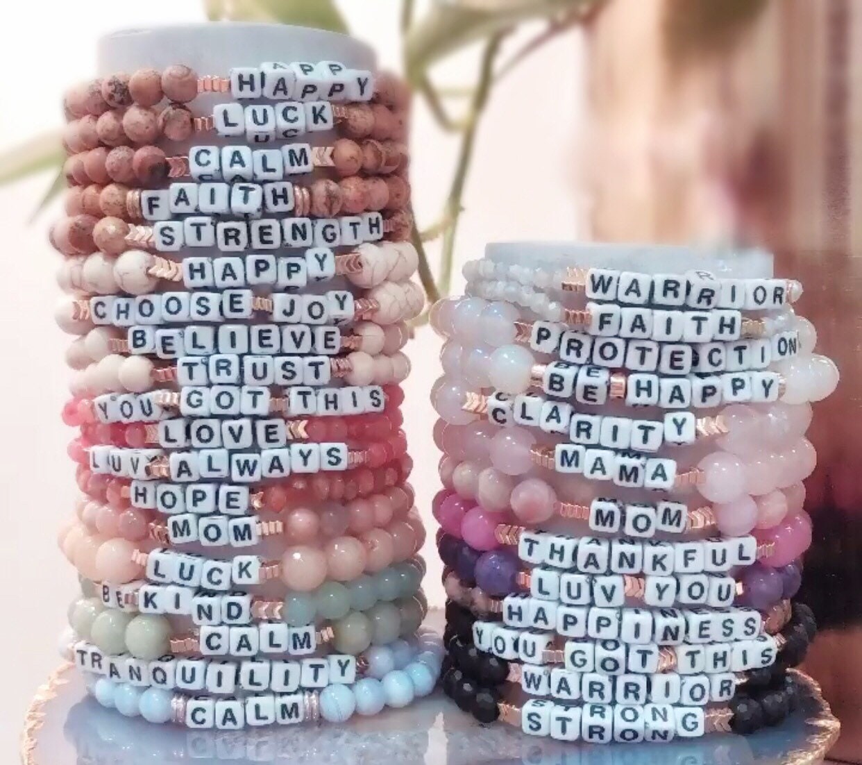 Custom Name Bracelets Create Your Own Word Bracelets Affirmation Bracelets Letter Bracelets Beach Bracelet Gift Ideas for Her Etsy Canada
