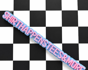 Marca de agua personalizada impresa en 3D