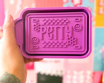 Checkered Petty silicone mold wax melt mold housing silicone molds molds for aroma beads mold for wax melts