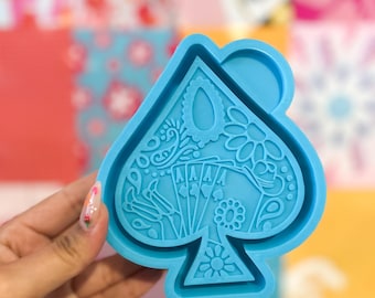 Western spade  mold silicone  mold car freshie car freshie mold freshie housing silicone molds molds for aroma beads car freshie