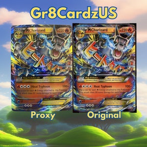 Mega Charizard EX - Mega Evolution - XY Generations 12/83 Ultra Rare - Proxy Pokemon-kaart