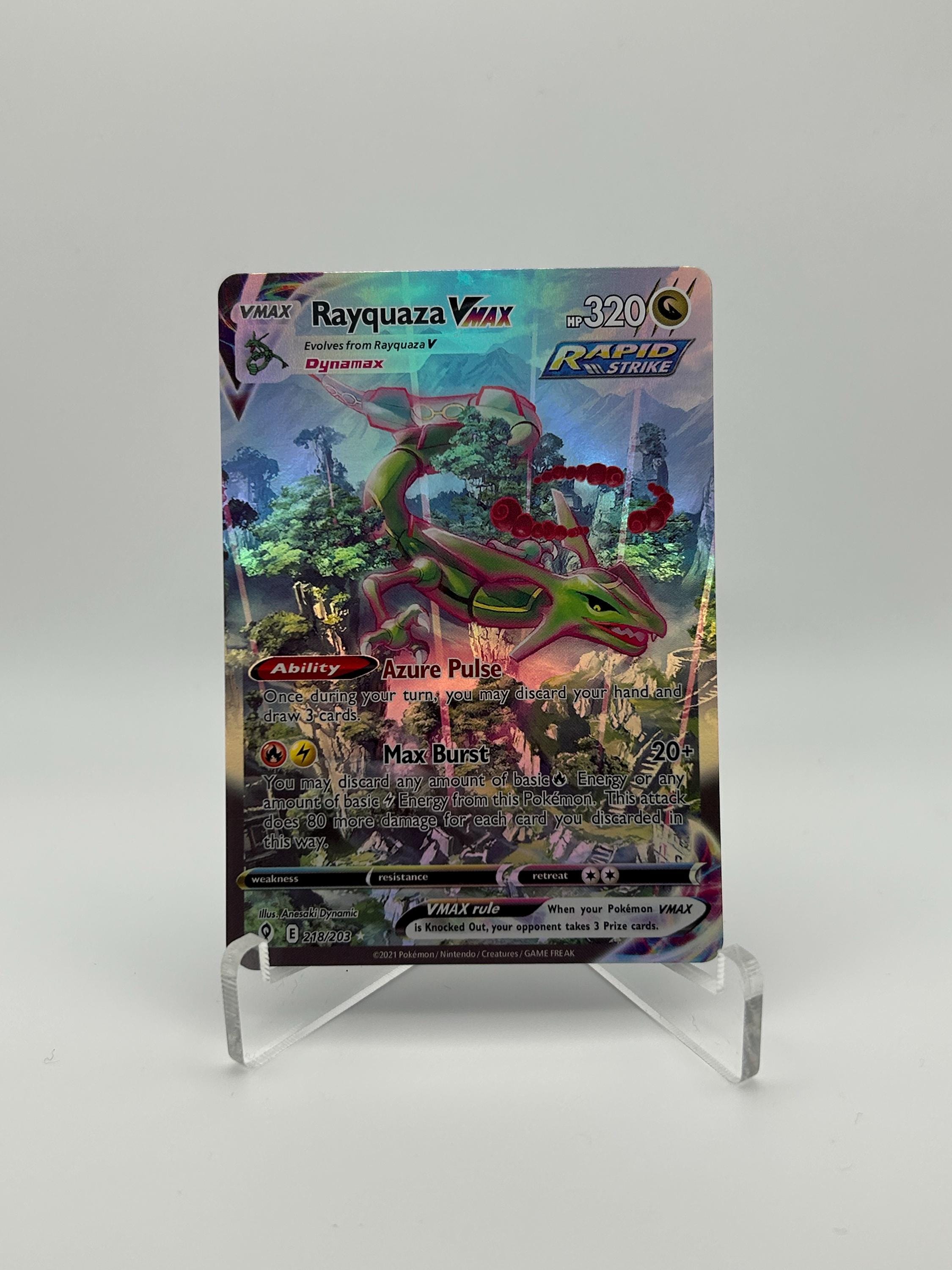 Rayquaza Vmax - Rayquaza Evolving Skies - Rayquaza 218/203