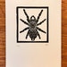 Mini Spider /tarantula Lino Cut Print - Original Handprinted on A6 - Etsy