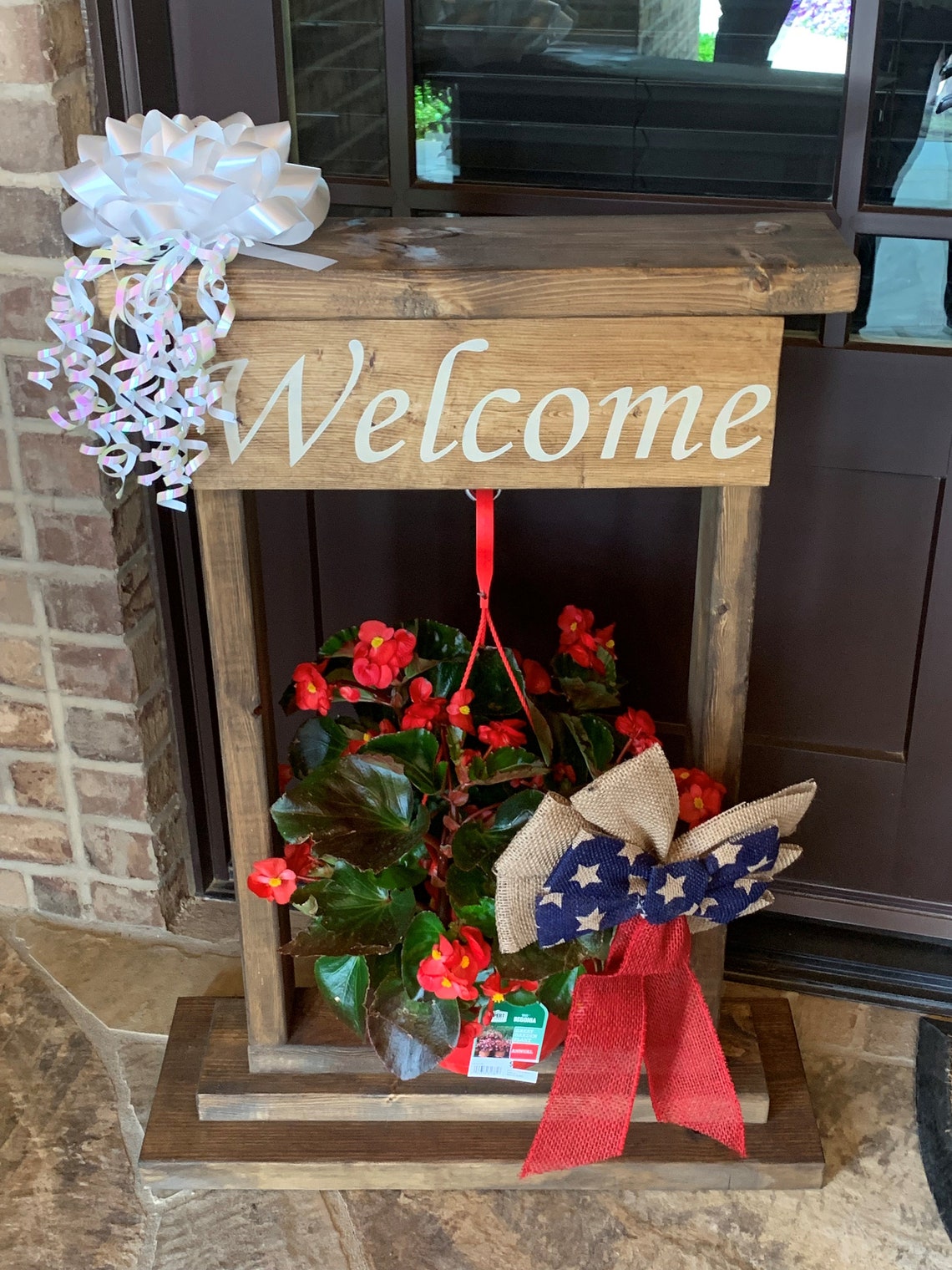 Hanging Flower Stand Etsy