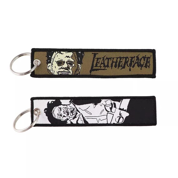 Leather Face Halloween Horror Movie Key Chain Key Fobs Key Etsy